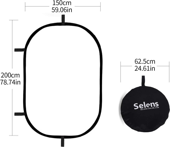  Selens 150 x 200cm Translucent Diffuser Foldable Panel 