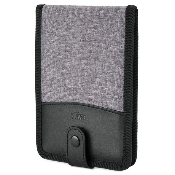 KIWIFOTOS KMP-XC12 GRAY Memory Card Pouch (Holds 12 XQD / CF Cards) 