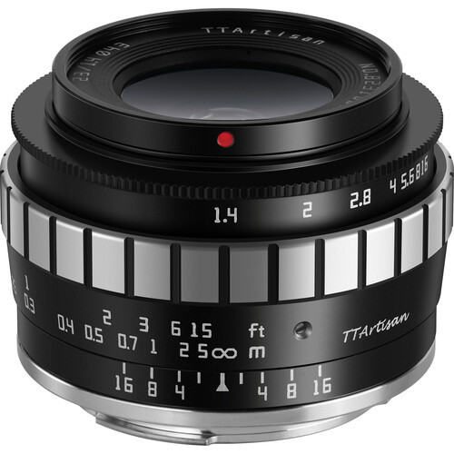 TTArtisan APS-C 23mm F1.4 Manual Focus Wide Angle Lens for Nikon Z-mount (Black & Silver)