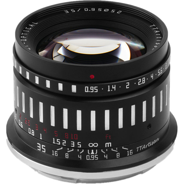TTArtisan APS-C 35mm F0.95 Manual Large Aperture Lens for Nikon Z-mount (Black & Silver)