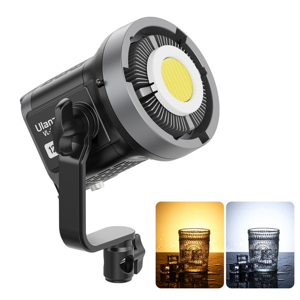 Ulanzi 2x VL-120Bi 120W Bi-color Dual Power V-Mount Two LED Video Light Kit