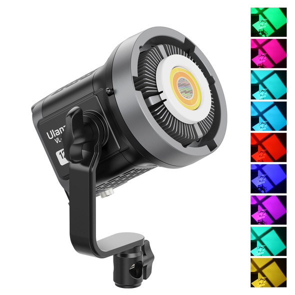 Ulanzi 3x VL-120C 120W RGB Dual Power V-Mount LED Three Video Light Kit