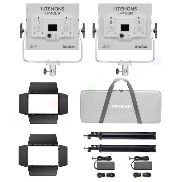 Godox Litemons LP400R-K2 36W RGB LED Light Panel (2-Light Kit)