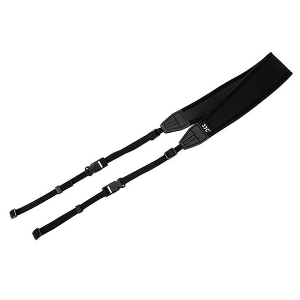 JJC NS-CBK Neoprene Wide Neck Strap (Black)