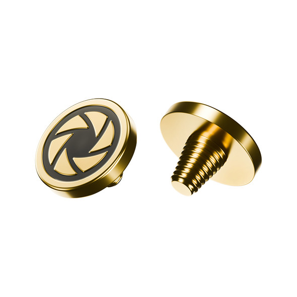 JJC SRB-F11A4 Shutter Release Button (Gold + Black)