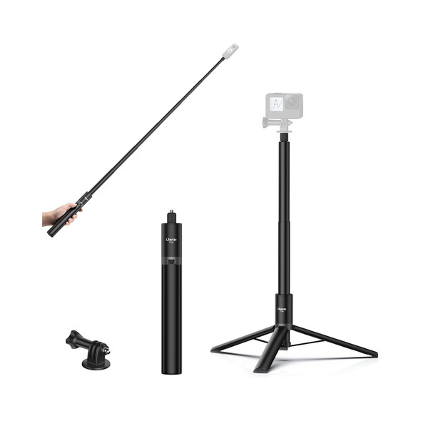 Ulanzi TT52 T090GBB1 1.5m Selfie Stick Tripod for Go Pro / DJI / Insta360 Action Camera 