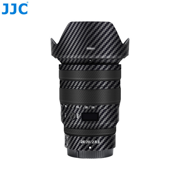  JJC SS-NZ2470F28SCF Anti-Scratch Protective Skin Film for Nikon NIKKOR Z 24-70mm f/2.8 S lens (Carbon Fiber Black, 3M Material)