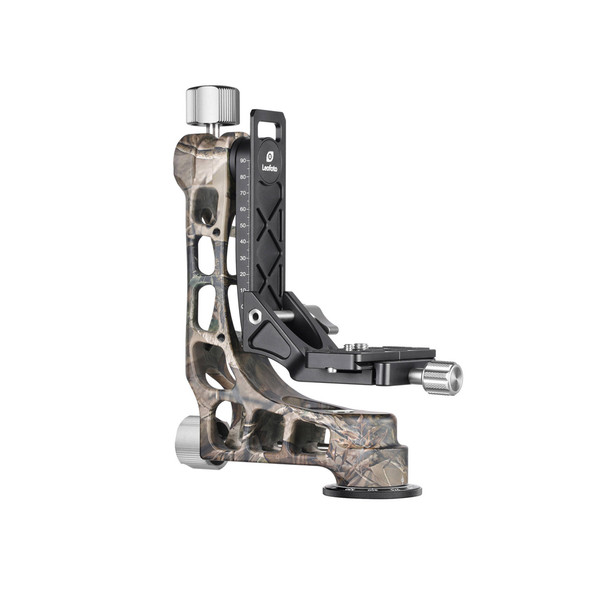 Leofoto PG-1 Camouflage Alum Pro Gimbal Head with PU-100D Plate 