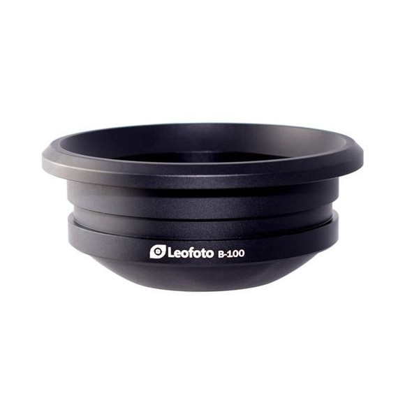 Leofoto BA-100 100mm Half-Bowl Video Head Adapter for LN-404C / LM series 100mm Bowl Tripods