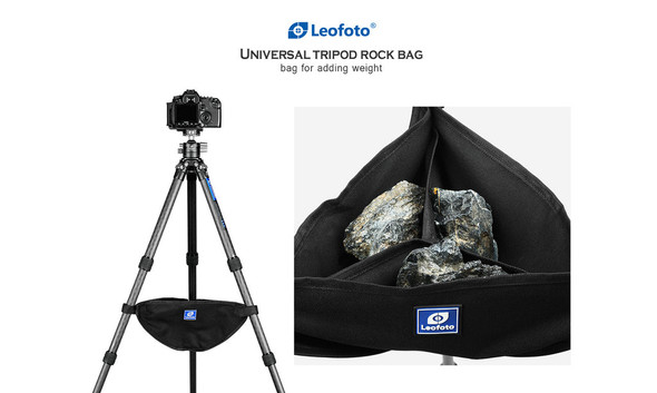 Leofoto RB-1 Universal Tripod Storage Rock Bag for Tripod Stability