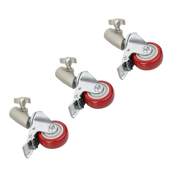 Fotolux SZ-C25  3-in-1 Light Stand Roller Wheels Caster Set ( Fits Max. Ø25mm legs)
