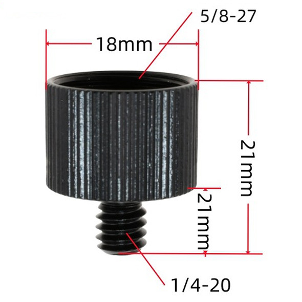 Fotolux BK-F2E 5/8'' Female to 1/4'' Male  Adapter Converter 