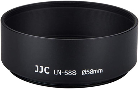 JJC LN-58S 58mm Metal Screw-in Standard Lens Hood 