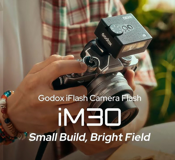 Godox iM30 Retro Compact Mini Camera Flash