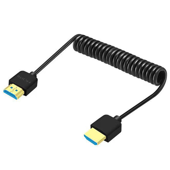  Fotolux A-A2 Male HDMI to Male HDMI 4K Coiled Cable (0.5m)