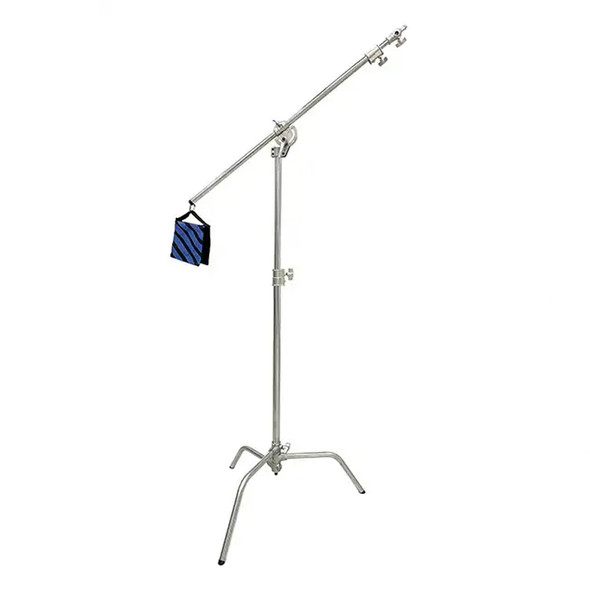Fotolux 3x Q10 Hybrid Steel C Stand 3.9m with 2m Boom Arm (Bulk Buy)