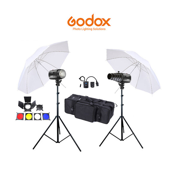 Godox E250 Compact Digital Studio Light Kit (2 x 250Ws)