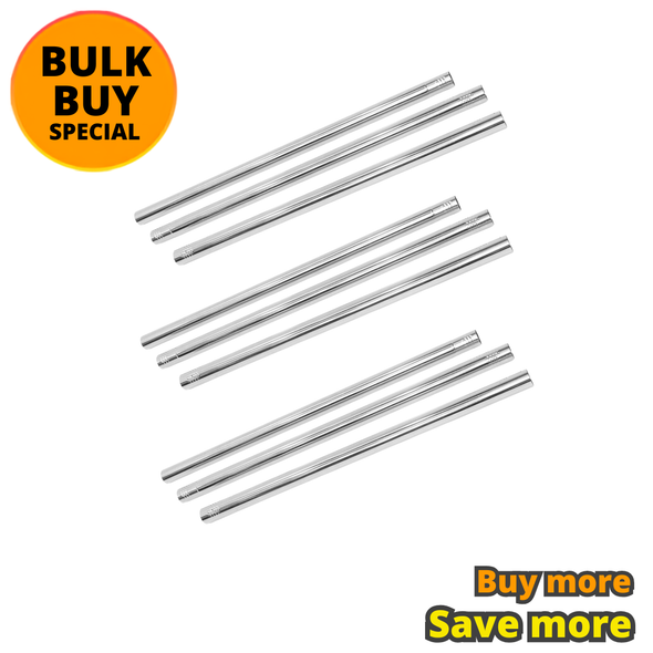 3 x Fotolux SS-3x1m  48mm Dia Stainless Steel Hollow Tube for Paper roll / Cloth B/G support