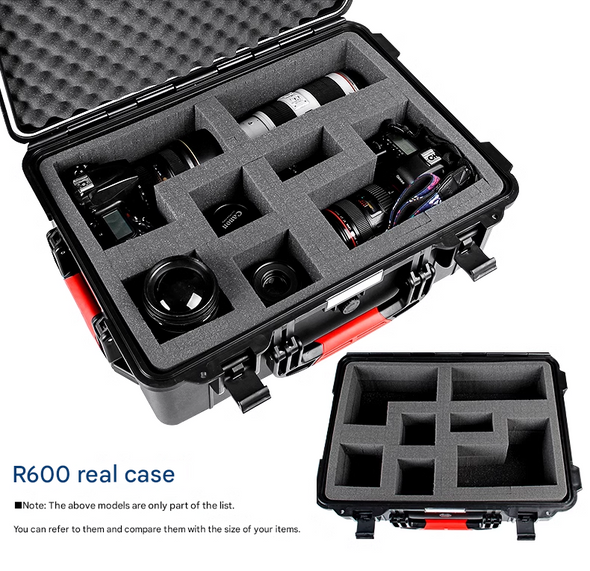 Eirmai R600 Hard Case Trolley with Foam (Black)