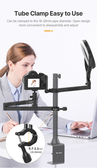 Ulanzi LS21C 2879 VIJIM Flexible Arm with Mini Ball Head for Tube / Pole (Ø18-28mm)