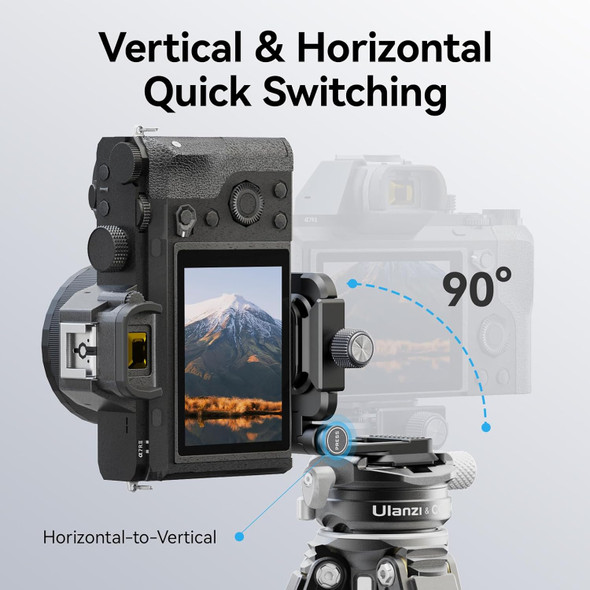 Ulanzi UKA08 C023 Quick Switch Camera Foldable L-Bracket with QR Plate
