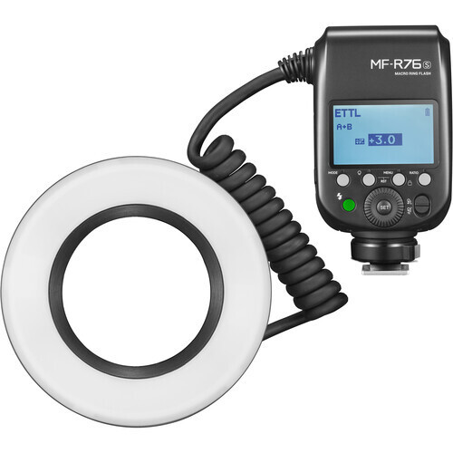 Godox MF-R76S M+TTL Macro Ring Flash +VB26 for Sony