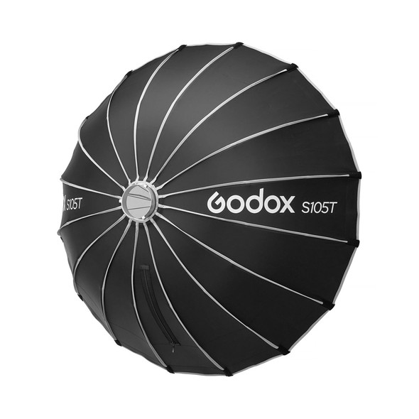 Godox S105T 105cm Silver Interior Parabolic Quick Release Softbox (Bowens mount) (Black & Silver)
