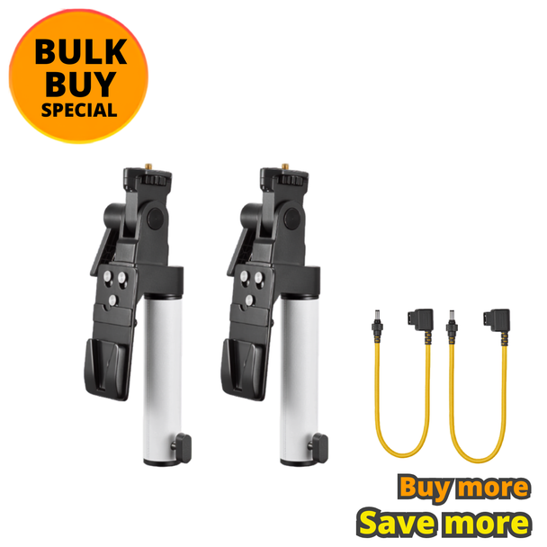 2 x Godox AK-B02 Handle with V-mount Battey Plate for ML60II /100 Bi