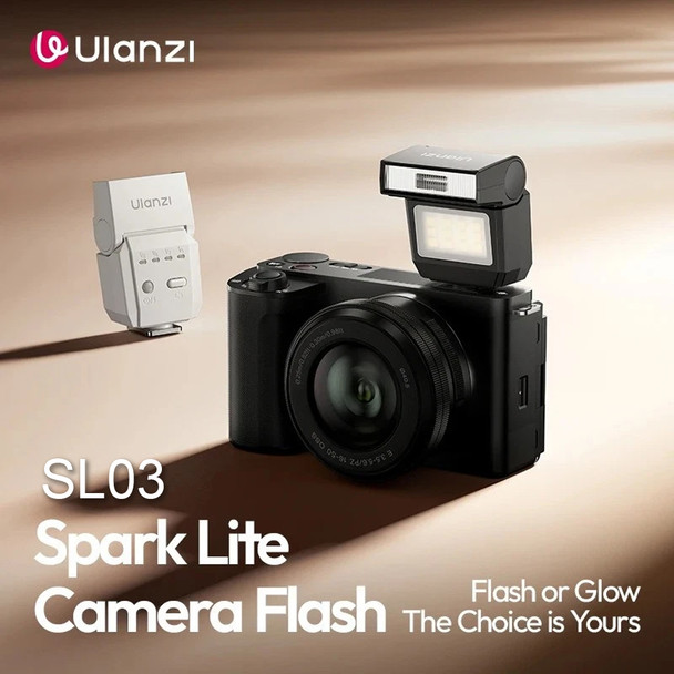  Ulanzi SL03 L200 Spark Lite Mini GN8 On Camera Flash (Black)