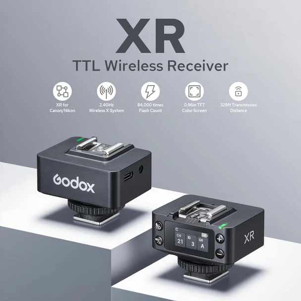 Godox XR TTL Wireless Receiver for Canon & Nikon 