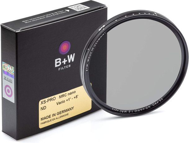 B+W 77mm XS-Pro Digital ND Vario Filter MRC Nano, 1 - 5 Stops