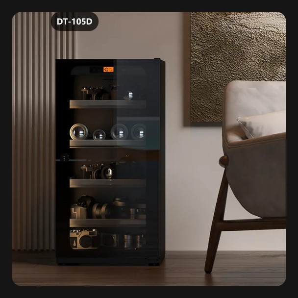 Lenthem DT-105D 108L Medium Auto-Dehumidifier Digital Dry Cabinet 