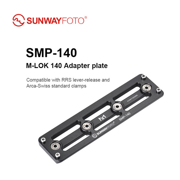  Sunwayfoto SMP-140 140mm M-Lok Arca Swiss Rail Mount Adapter Plate