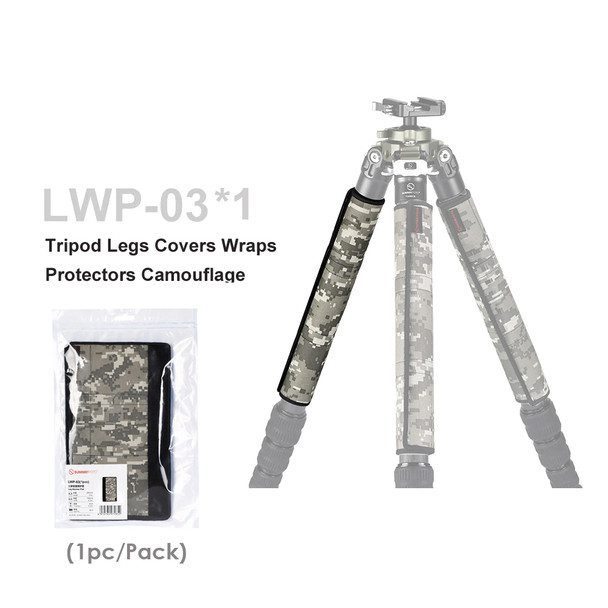 Sunwayfoto LWP-03*1 Camouflage Tripod Leg Cover for Ø28mm-36mm Tube (1pc/Pack) 