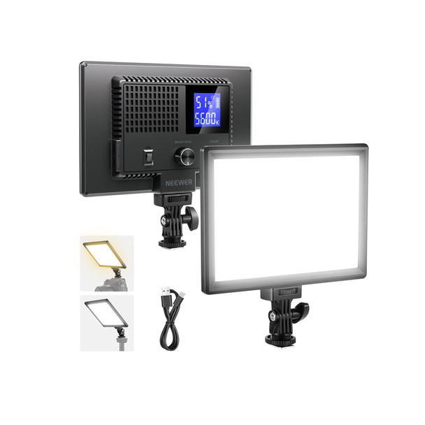 NEEWER  NL-120B 10105224EU BASICS 9"10W Bi-color Soft LED Panel Light (2700K-6500K) 