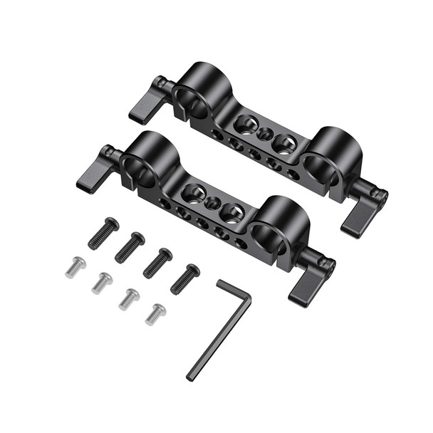  SmallRig 2061 Super lightweight Dual 15mm Rod Clamp Railblock (2pcs/Pack) 