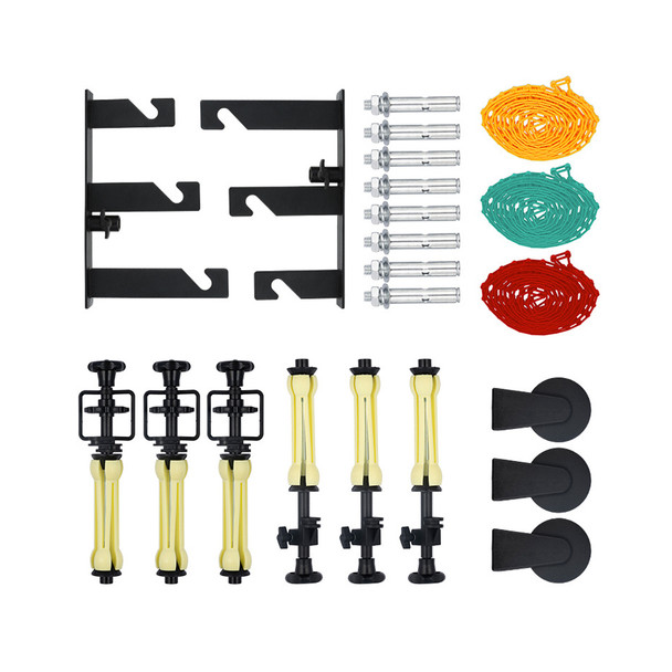 Fotolux SZ-B3-2  Studio Background Wall / Ceiling / Light Stand Support  3-Hook (Pair)