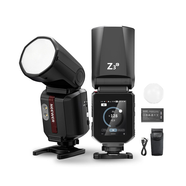  NEEWER Z3-C 10107800 100Ws 2.4G TTL Round Head Flash Speedlite with 3000mAh Lithium Battery for Canon