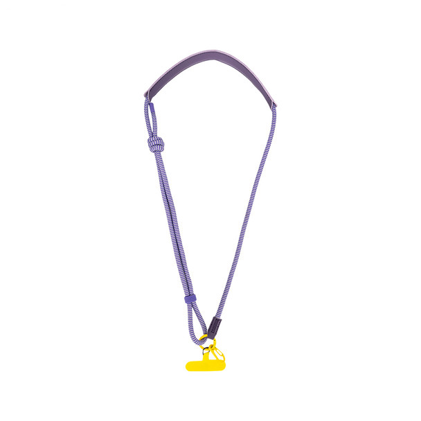 JJC APC-LPS High-density Braided Cord Neck Strap with Phone Patch for Action Camera (Light Purple)