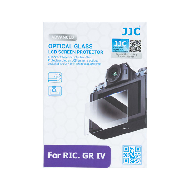 JJC GSP-GR4 Ultra-Thin Optical Glass LCD Screen Protector for Ricoh GR IV  , GR IV HDF,  GR IV