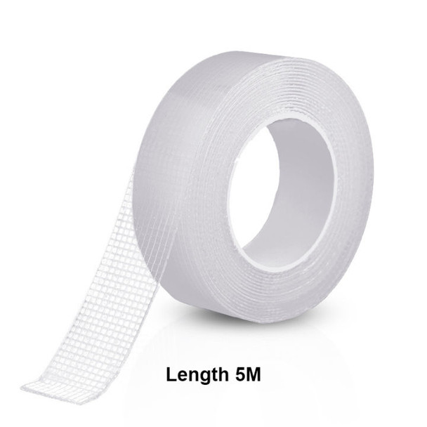 Fotolux GT30-5M Grid Mesh Nano Transparent Double-sided Multipurpose Waterproof Adhesive Tape (30mm Wide x 5m Long)