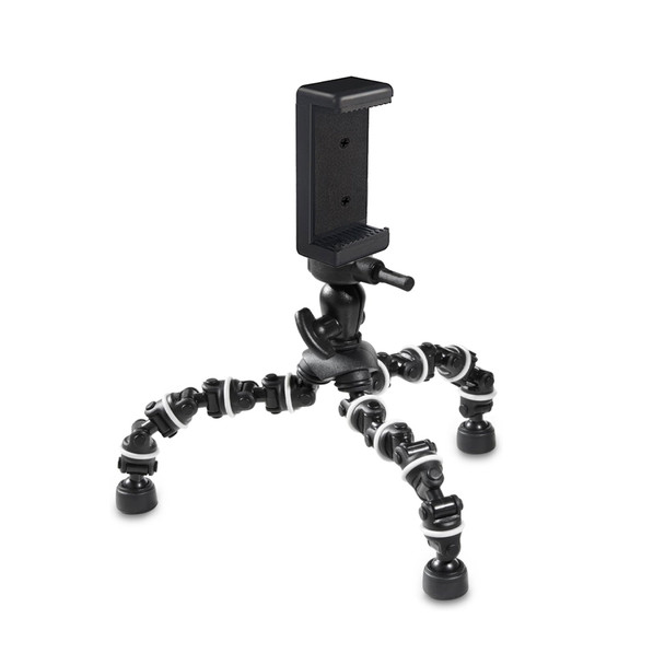 Fotolux WT-0304A Mini Tripod Flexi Pod with Smartphone Clip Mount for iPhone, Samsung