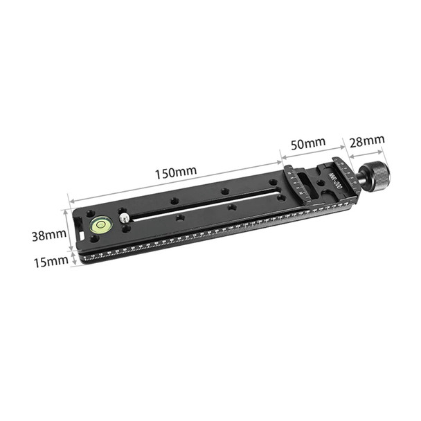 BEXIN NNR-200 200mm Arca Swiss Nodal Slide Rail with Clamp 