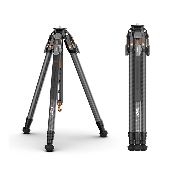 Coman T1 1.6m Snap-Open Carbon Fiber Tripod (Max Load 20kg)