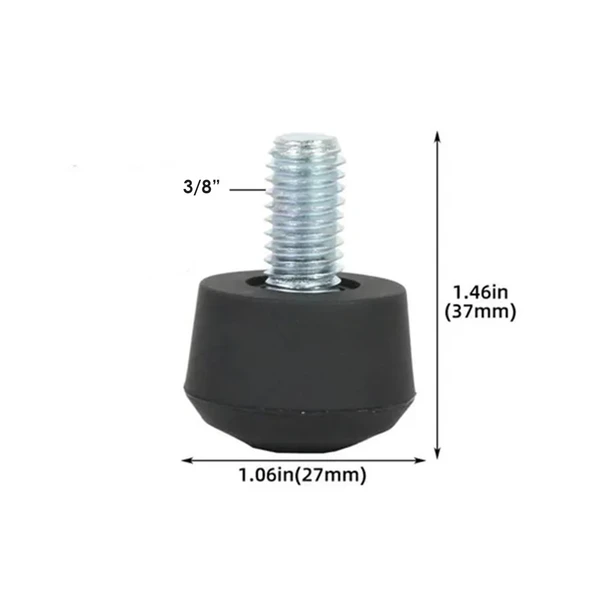 Bexin FT-02B 27mm Replacement Rubber Foot (3/8" Screw) for Tripod & Monopod