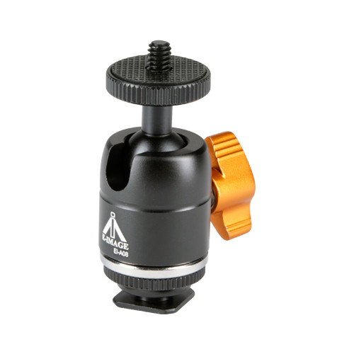 E-Image EI-A08 Ball Head with Removable Shoe Mount and 1/4-inch Thread