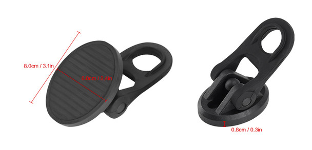 E-Image F3 Rubber Feet for Video Tripods