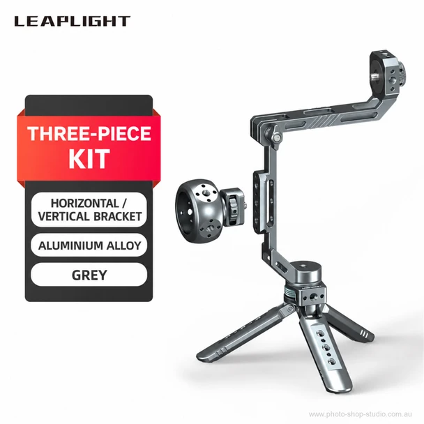 LEAPLIGHT LYPK grey camera bracket kit with LDY2A tripod and LYPE ball handle