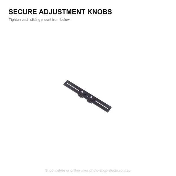 Fotolux LS-16 Dual Camera and Flash Mounting Bracket 210mm