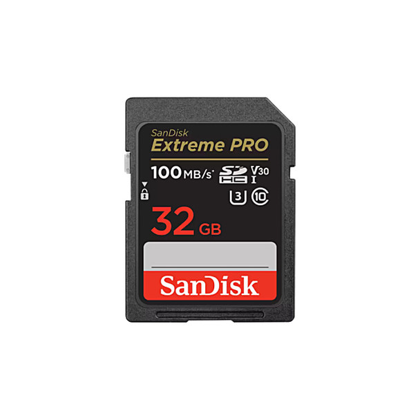 Sandisk Extreme Pro 32GB V30 100MB/s SDHC UHS-I SD Memory Card
